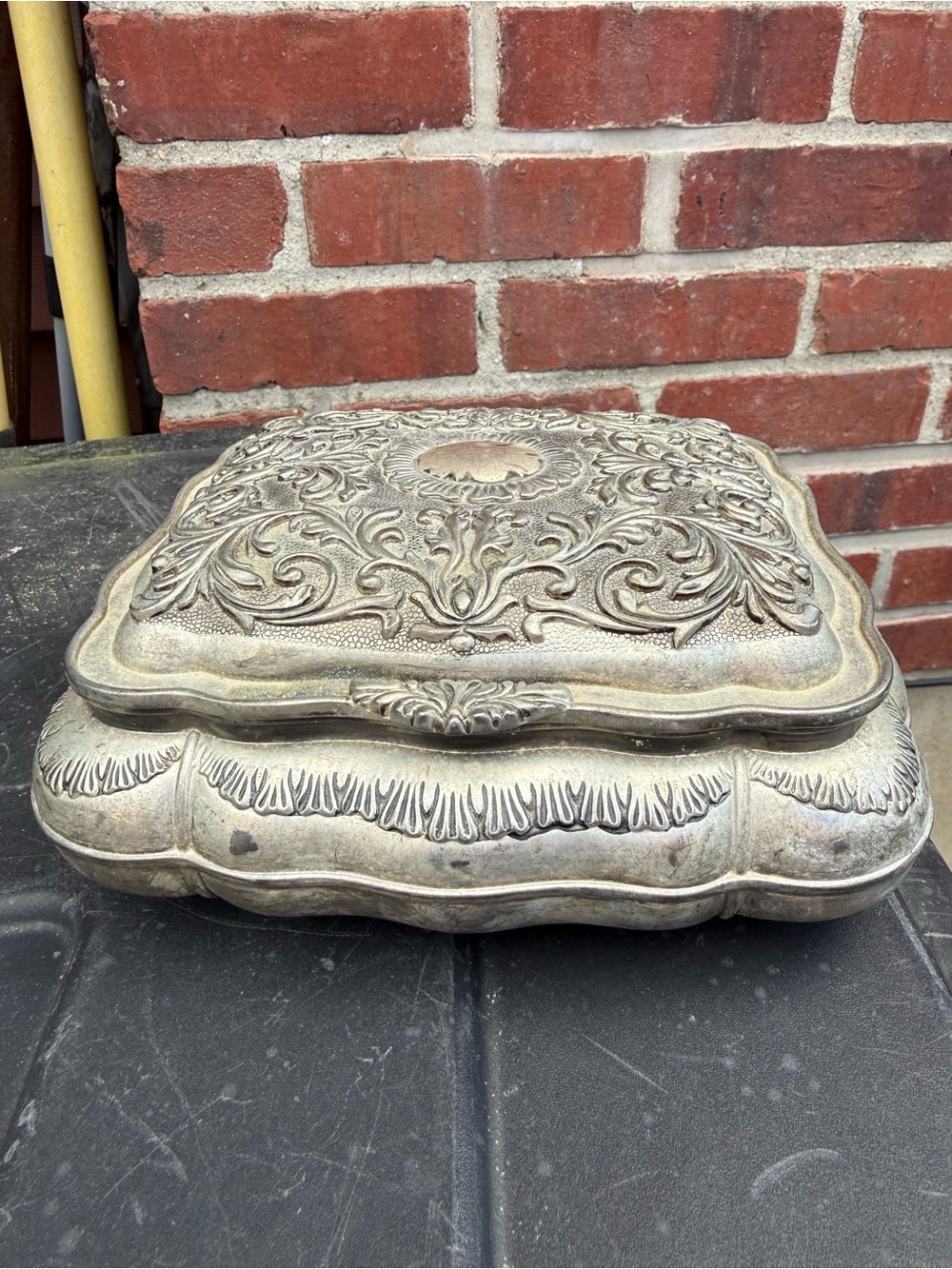 Vintage jewelry box felt lined over 35 years old beautiful
